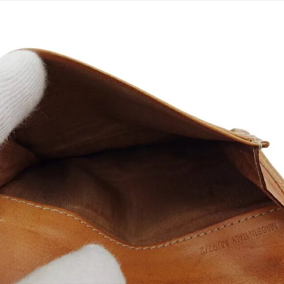 CELINE Bi -fold Wallet Macadam Beige PVC x Leather Authentic USED - Picture 5 of 11